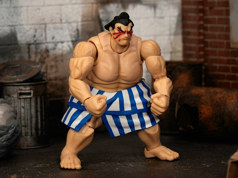 E. Honda 6.5" Moveable Figure with Accessories and Alternate Head and Hands "Ultra Street Fighter II: The Final Challengers" (2017) Video Game Model by Jada