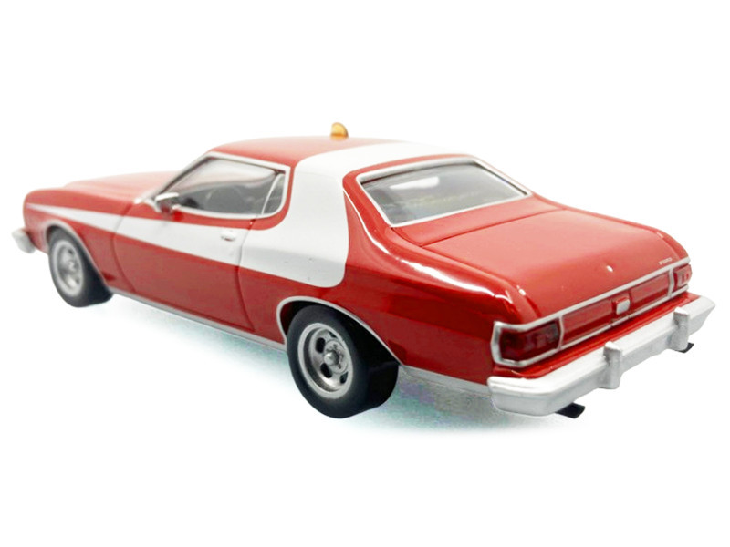 1975 Ford Gran Torino Red with White Graphics 1/43 Diecast Model Car by Norev