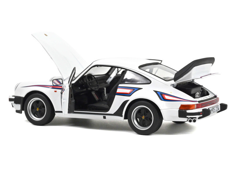 ミニカー NOREV PORSCHE911 Turbo3.3L Coupe1/18 1/18 Norev 1980 Porsche 911 Turbo 3.3 (White with Blue & Red