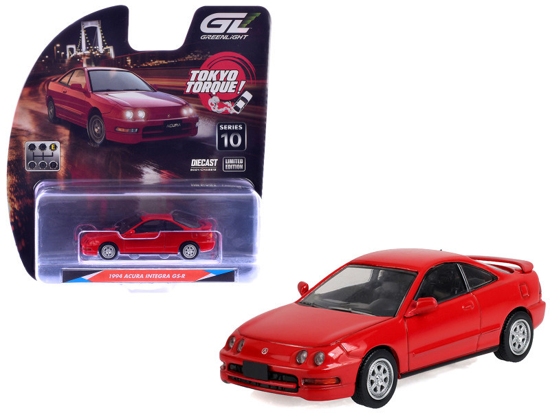 1/64 Greenlight 1994 Acura Integra GS-R with Custom Wheels (Milano