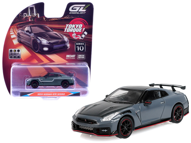 1/64 Greenlight 2024 Nissan Skyline GT-R GTR R35 Nismo Stealth