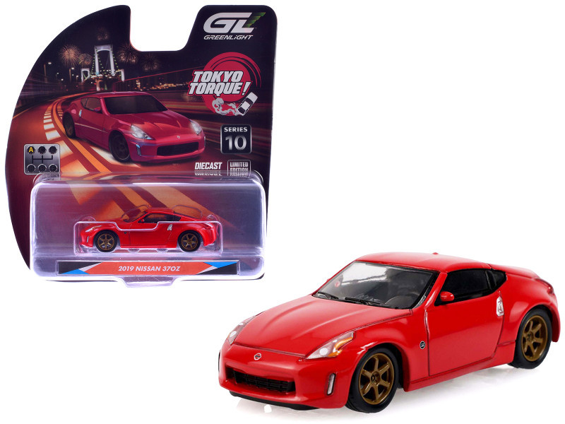 scls 1/64 Greenlight Nissan 370Z (Red) Diecast Car Model - LIVECARMODEL.com
