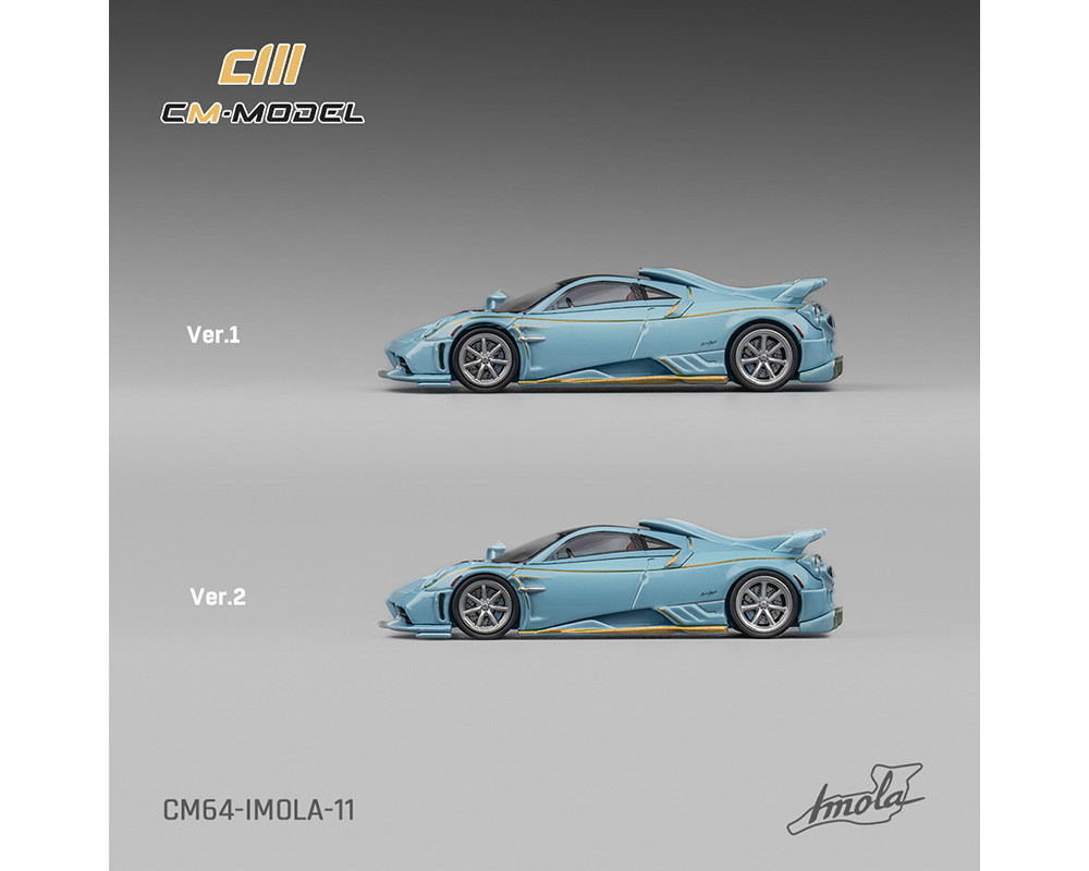 1/64 CM Model Pagani Imola (Azzurro Sardegna Blue) Diecast Car Model