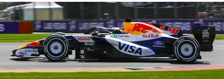 1/18 Spark 2026 Formula 1 Visa Cash App Racing Bulls Formula One Team VCARB 03 No.41 8th Australian GP 2026 Arvid Lindblad Car Model