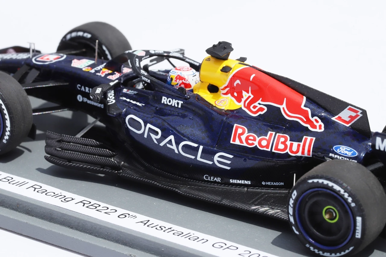 1/43 Spark 2026 Formula 1 Oracle Red Bull Racing RB22 No.3 6th Australian GP 2026 Max Verstappen Car Model