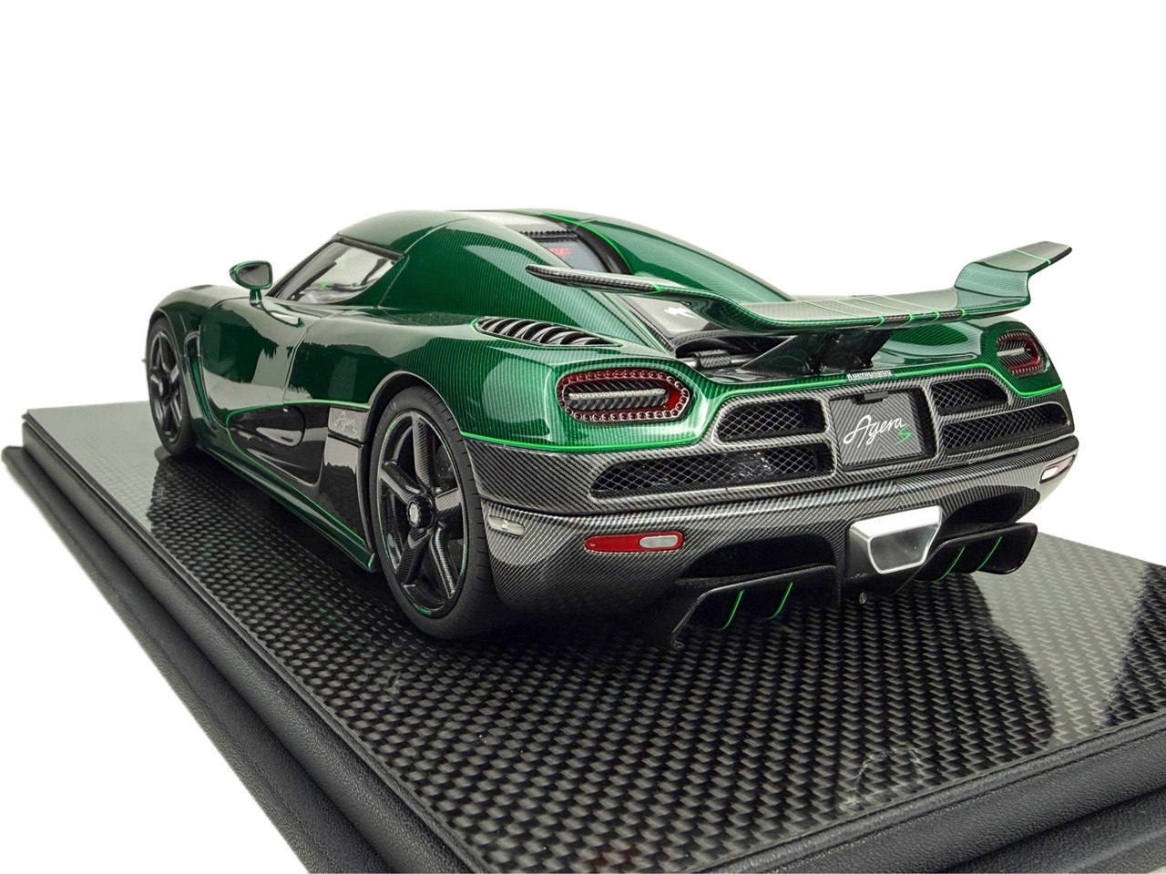 1/18 Frontiart Koenigsegg Agera S Goblin Green Carbon Full Open Resin Car Model Limited 50 Pieces