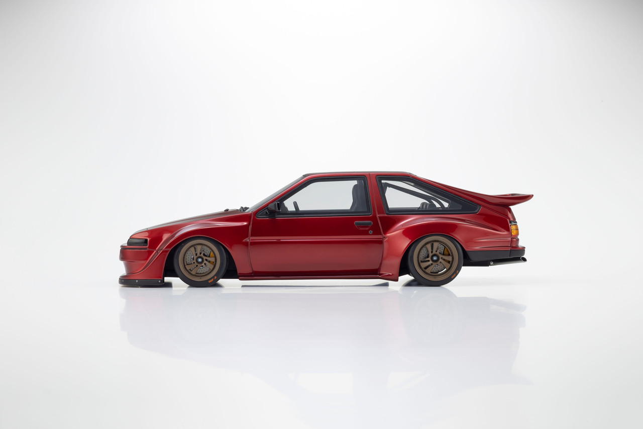 1/18 Kyosho Toyota Sprinter Trueno AE86 Khyzyl Saleem (Red) Car