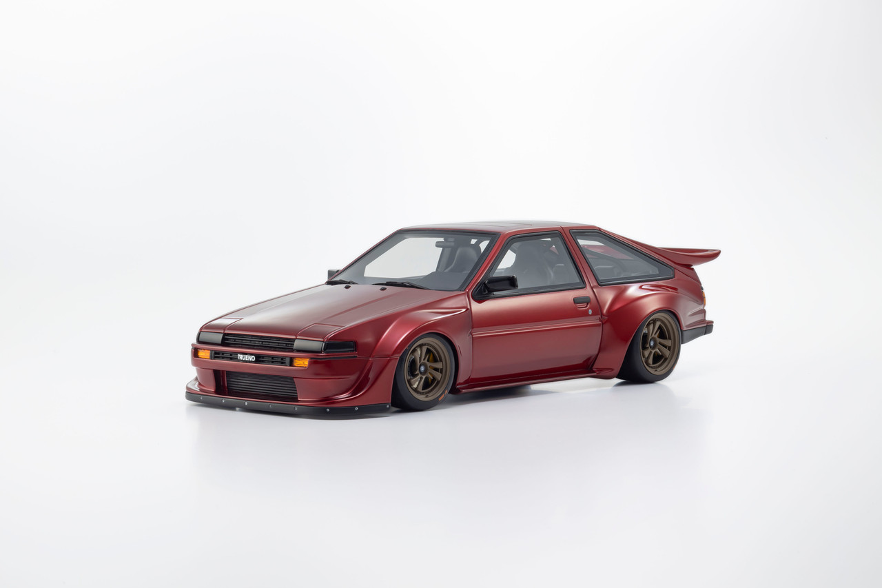 1/18 Kyosho Toyota Sprinter Trueno AE86 Khyzyl Saleem (Red) Car