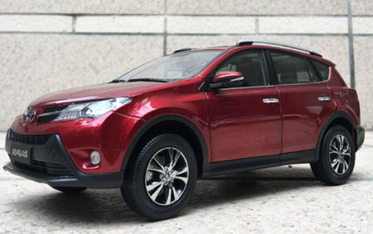 1/18 Dealer Edition 4th generation (XA40; 2012–2018) Toyota RAV4 RAV 4 (Red) Diecast Car Model