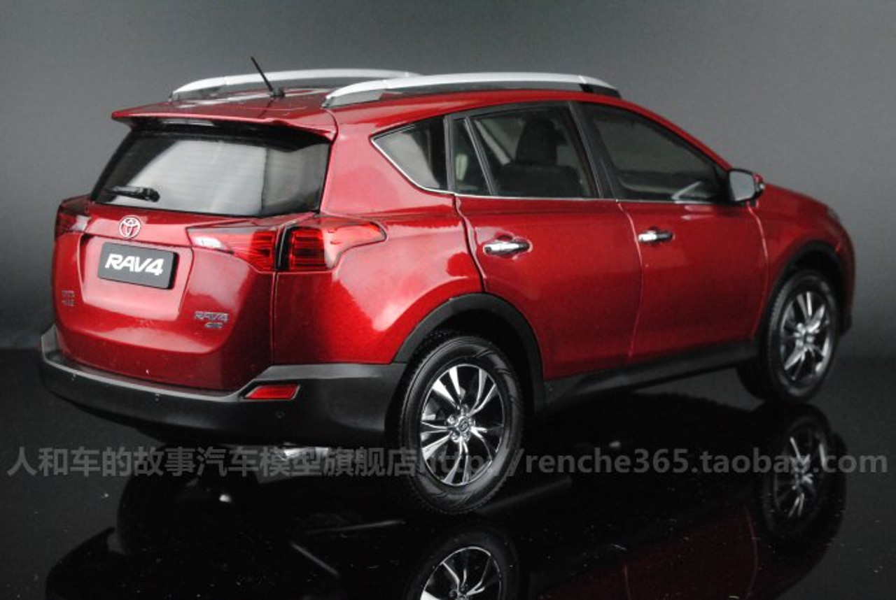 1/18 Dealer Edition 4th generation (XA40; 2012–2018) Toyota RAV4 RAV 4 (Red) Diecast Car Model