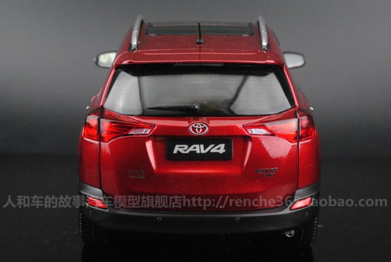 1/18 Dealer Edition 4th generation (XA40; 2012–2018) Toyota RAV4 RAV 4 (Red) Diecast Car Model