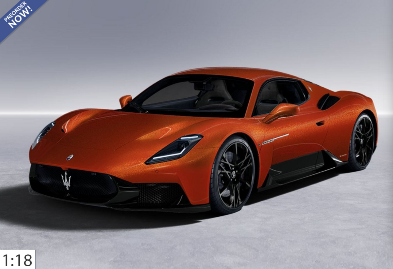 1/18 BBR Maserati MC Pura MCPura (Orange Zest) Car Model