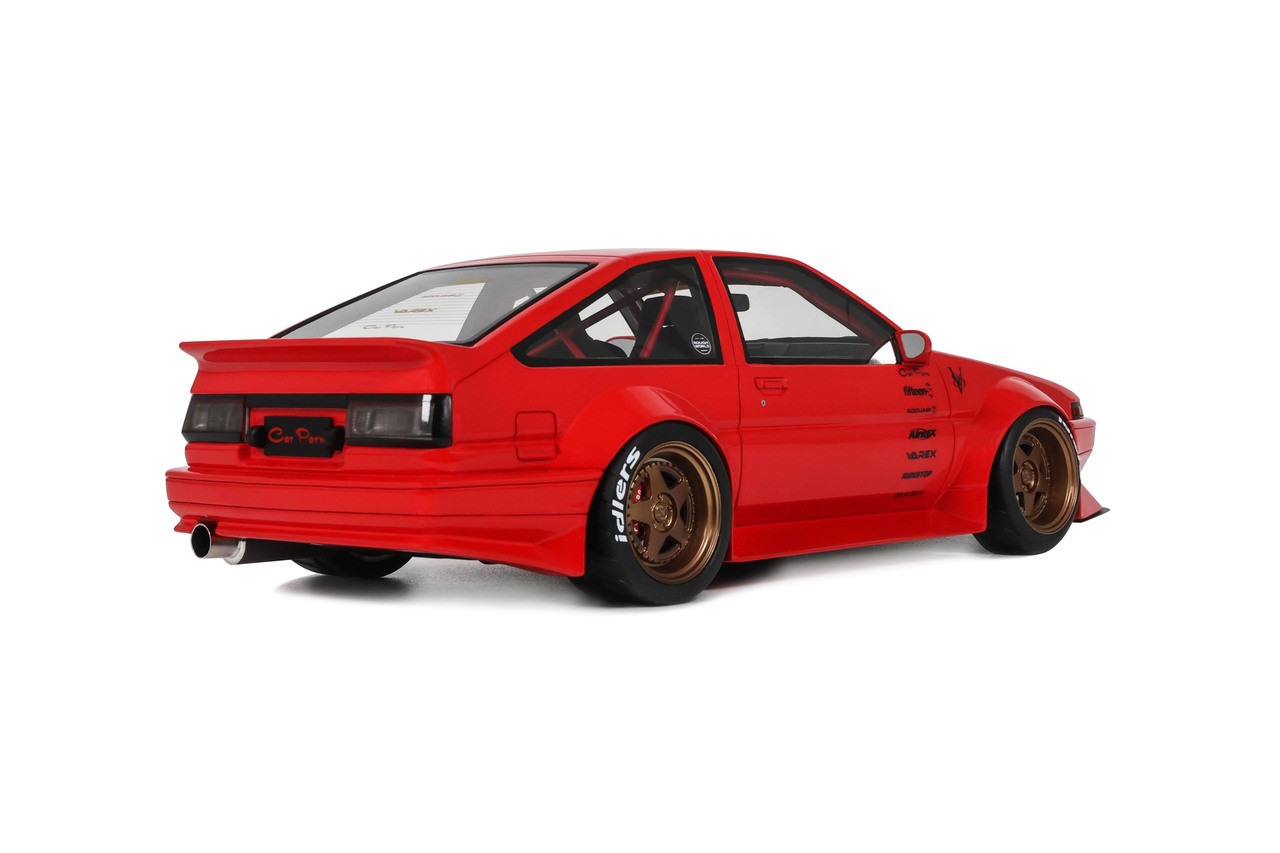 1/18 OTTO 1986 Toyota AE86 Sprinter Trueno Widebody (Ferrari Rosso