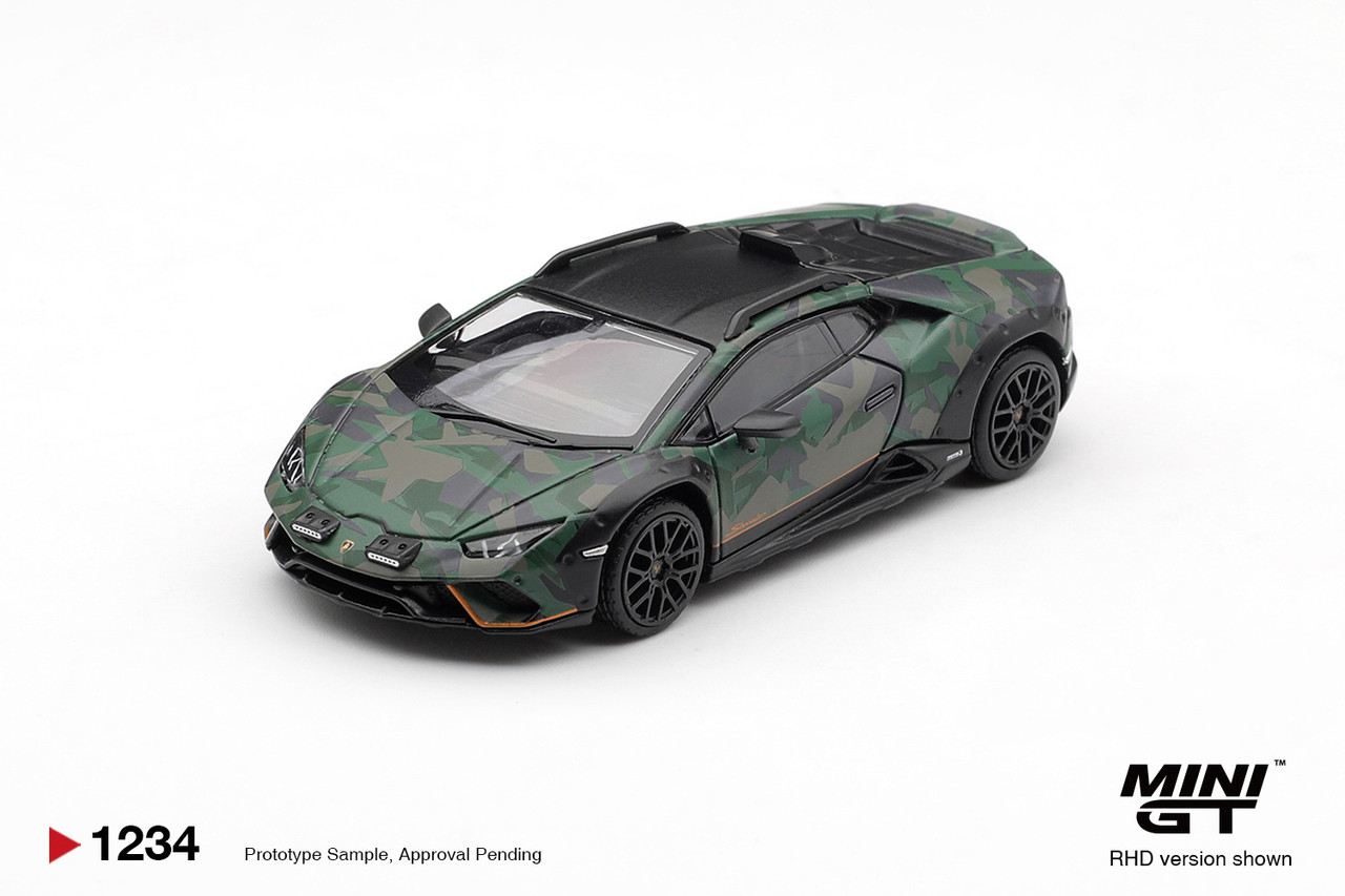 1/64 Mini GT Set of 4 Lamborghini Huracán Sterrato All Terrarin Diecast Car Model