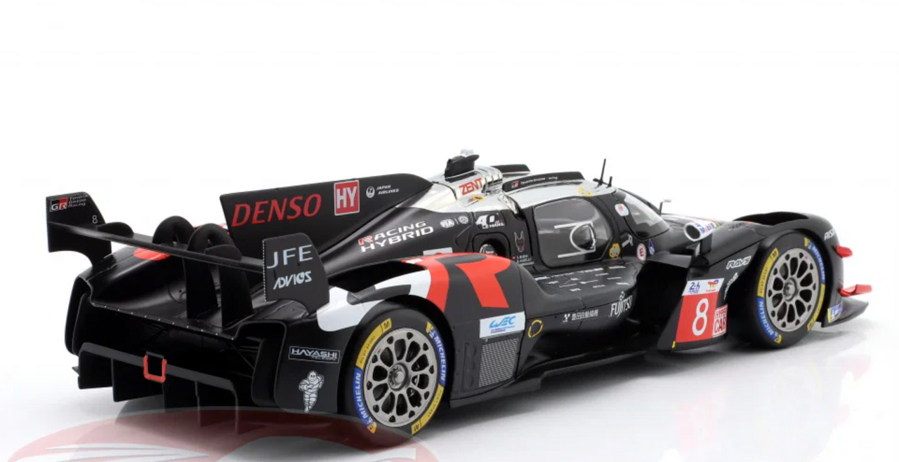 1/18 Ixo 2025 Toyota GR010 Hybrid #8 24h LeMans Toyota Gazoo Racing Sebastien Buemi, Brendon Hartley, Ryo Hirakawa Diecast Car Model