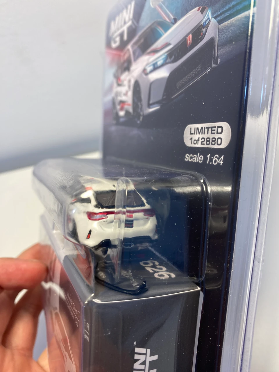 NEW BROKEN WING AS-IS 1/64 Mini GT 2023 Honda Civic Type-R 2023 Honda Thanks Day Vietnam Diecast Car Model
