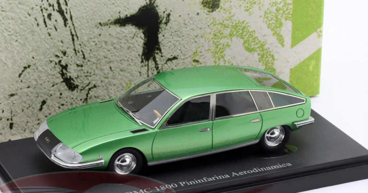 1/43 AutoCult 1967 BMC 1800 Pininfarina Aerodinamica (Green) Car Model