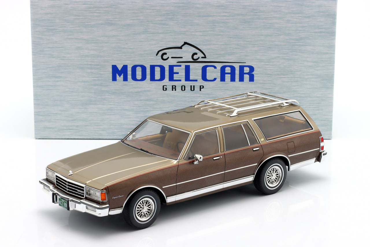 1/18 ModelCarGroup 1985 Chevrolet Caprice Estate Wagon (Brown