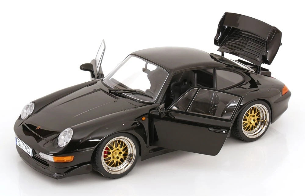 1/12 KK-Scale 1996 Porsche 911 (993) GT2 (Black with BBS Wheels