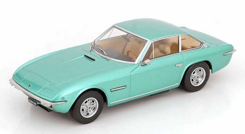 1/18 KK-Scale 1969 Lamborghini Islero S (Light Green Metallic) Diecast Car Model