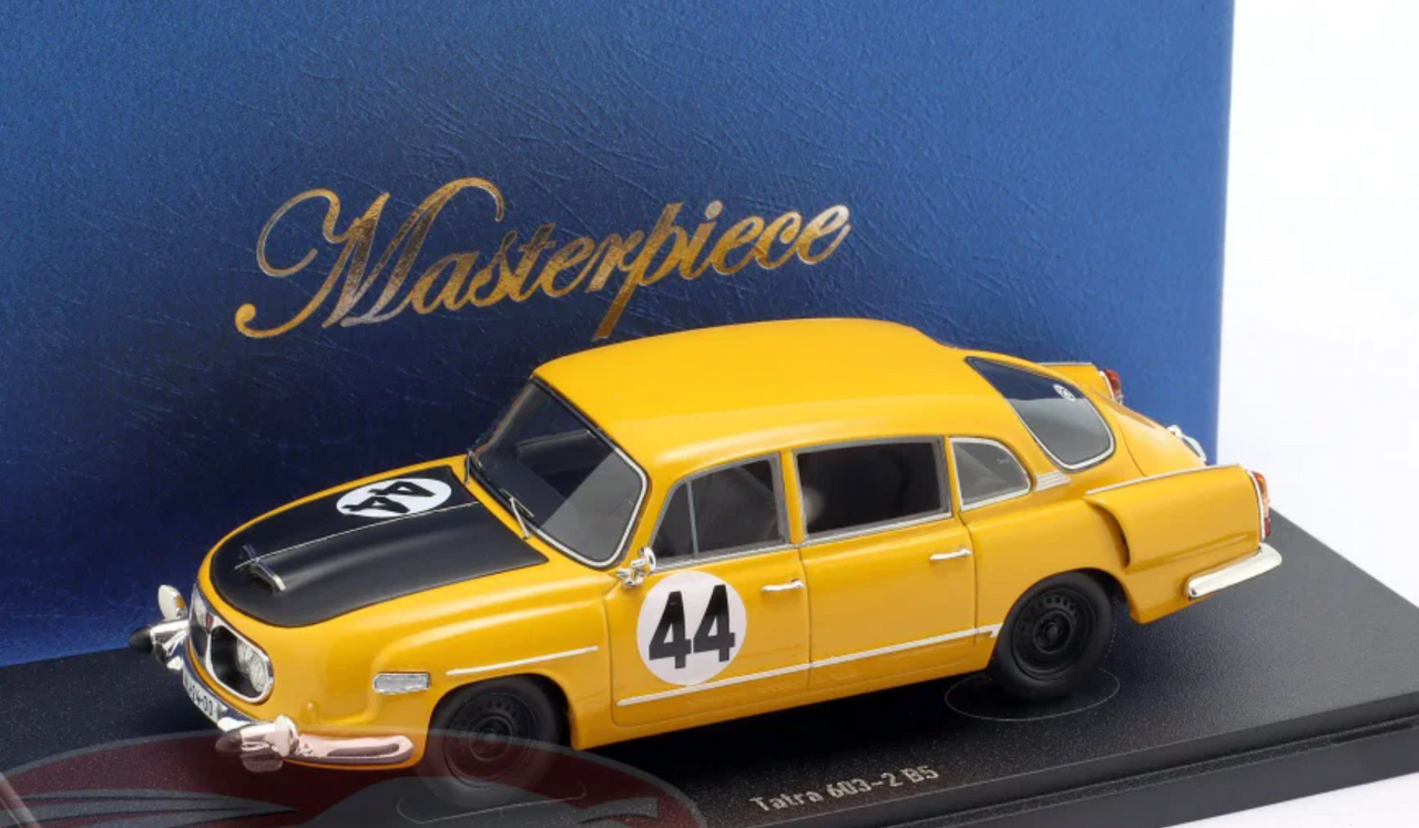 1/43 AutoCult 1966 Tatra 603-2 B5 #44 4th Marathon de la Route Tatra n.p. Koprivnice Alois Mark, Bohuslav Stiborek Car Model