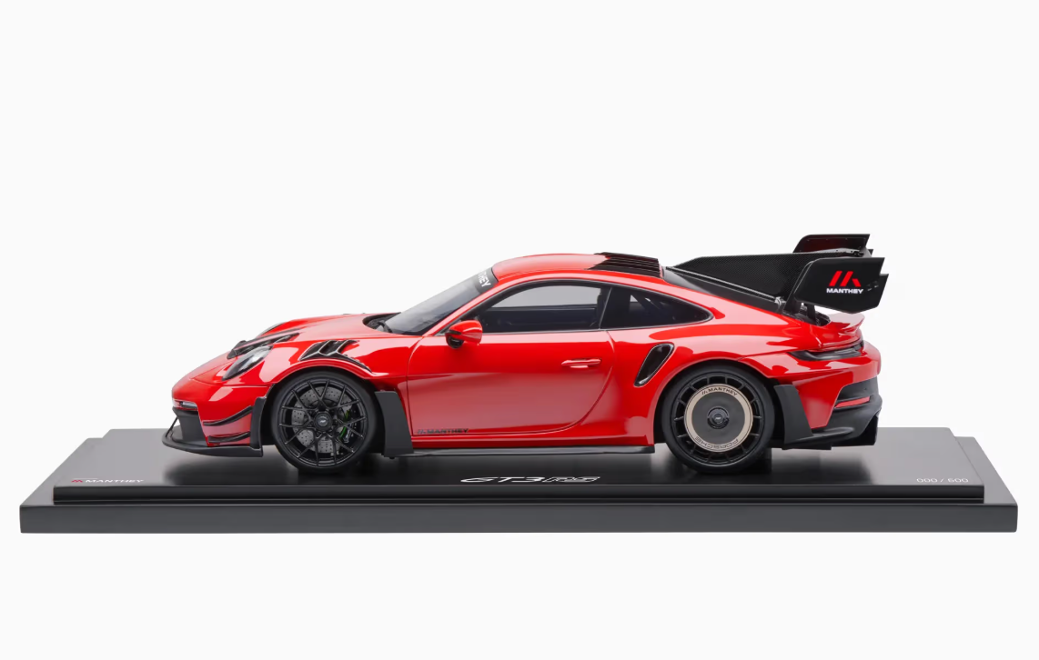 1/18 Dealer Edition 2024 Porsche 911 (992) GT3 RS Manthey Kit (Guards Red) Car Model