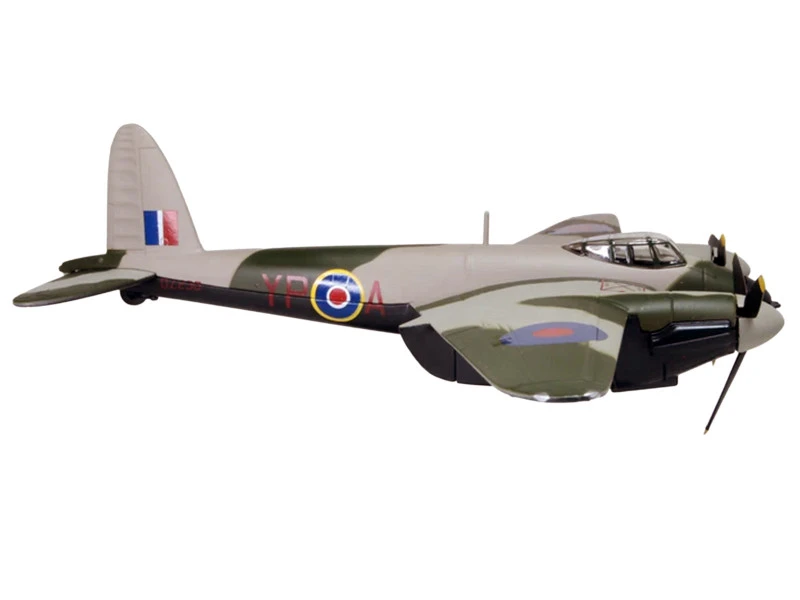 De Havilland Mosquito NF MKII Aircraft "Wing Commander Peter G. Wykeham-Barnes No. 23 Squadron Luqa Malta" (1943) Royal Air Force "Oxford Aviation" Series 1/72 Diecast Model Airplane by Oxford Diecast