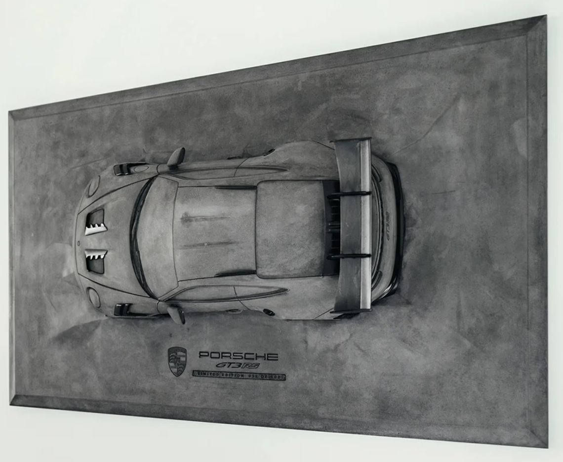 1/8 Porsche 911 GT3 RS (992) Concrete Sculpture Limited Edition