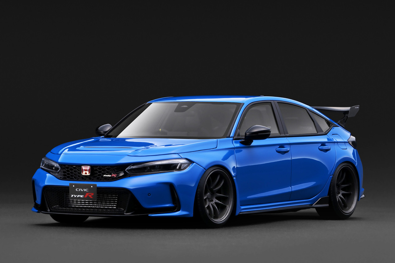 値下げ　イグニッションモデル IG1442 1/18 CIVIC TYPE R 1/18 IG Ignition Model Honda Civic Type-R J'S Racing (FL5) (Blue