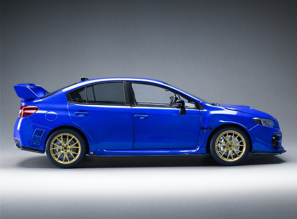 1/18 Sunstar Subaru WRX STI EJ20 Final Edition (Blue Pearl) Diecast Car Model