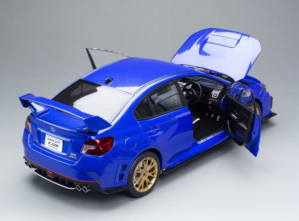 1/18 Sunstar Subaru WRX STI EJ20 Final Edition (Blue Pearl