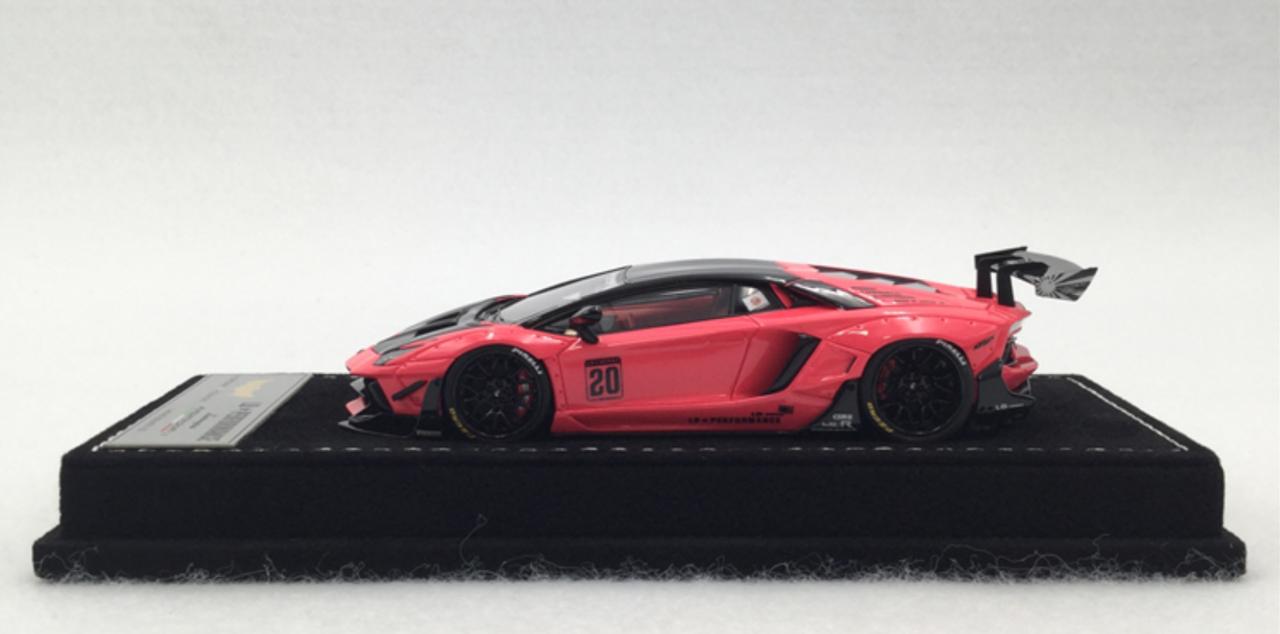 1/43 HH Model LB WORKS Lamgorghini Aventador 2.0 (Pearl Pink) Diecast Car Model Limited