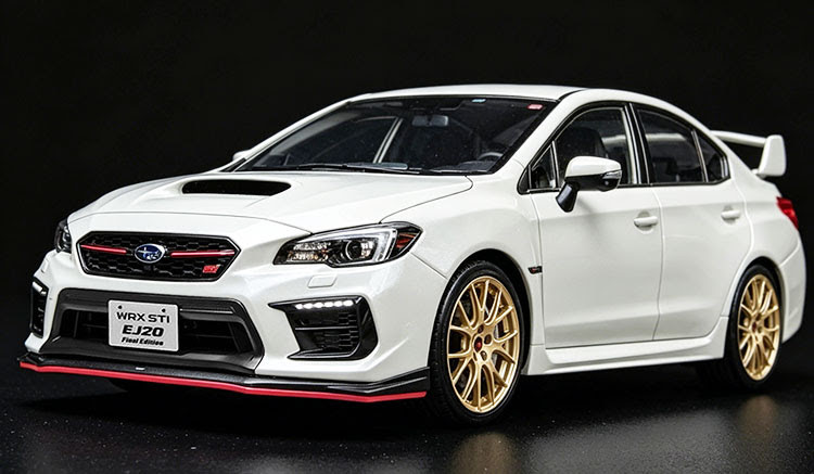 1/18 Sunstar Subaru WRX STI EJ20 Final Edition (White Pearl