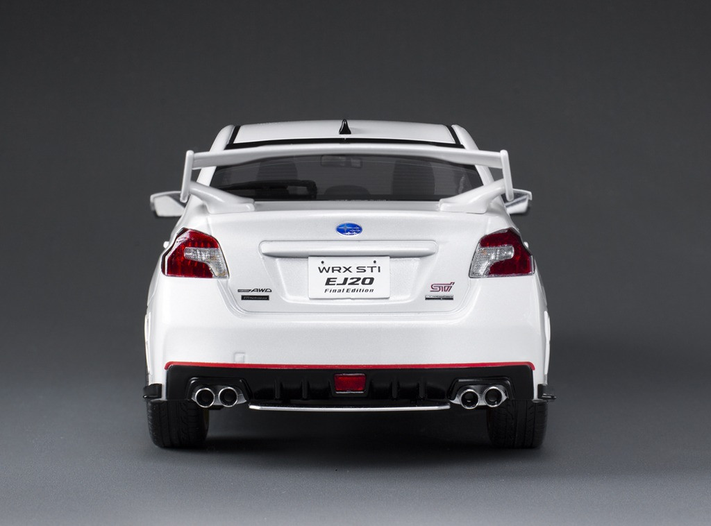 1/18 Sunstar Subaru WRX STI EJ20 Final Edition (White Pearl