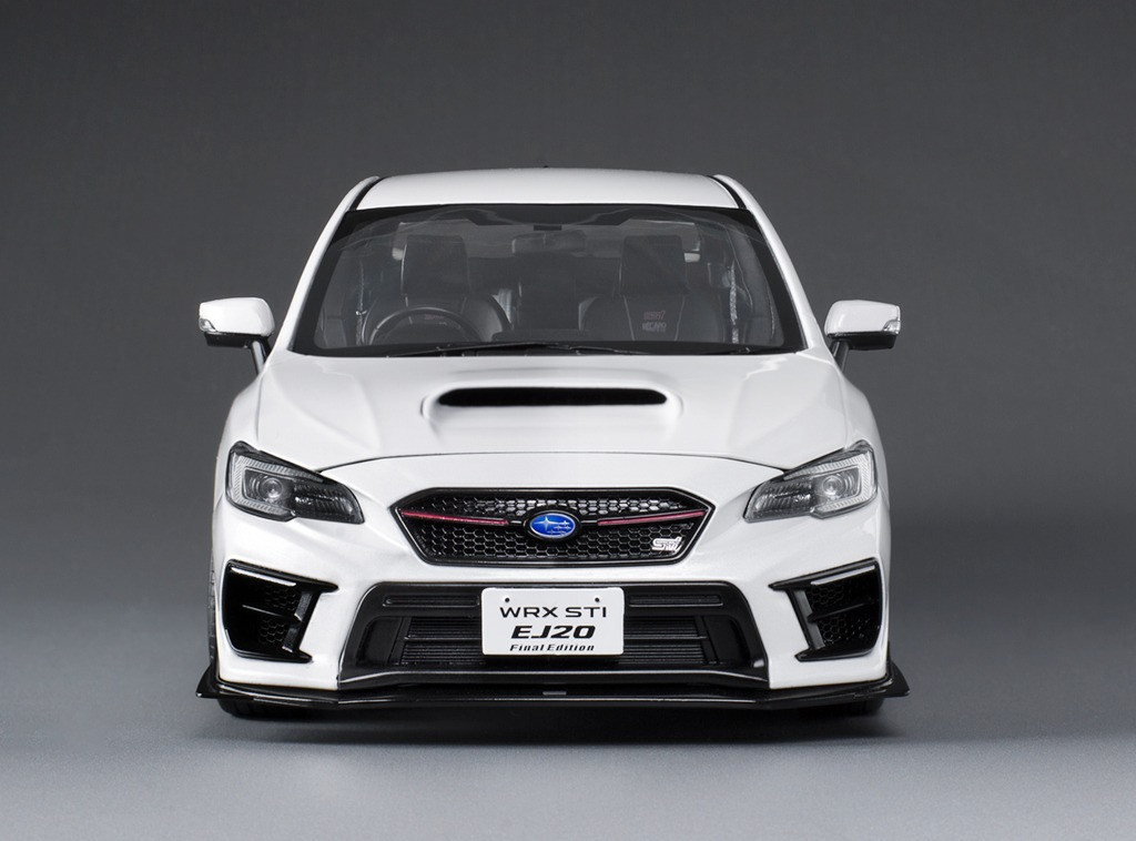 ミニカー SUBARU WRX STI EJ20 Final edition 2019 1/18 Sunstar Subaru WRX STI EJ20 Final Edition (White Pearl