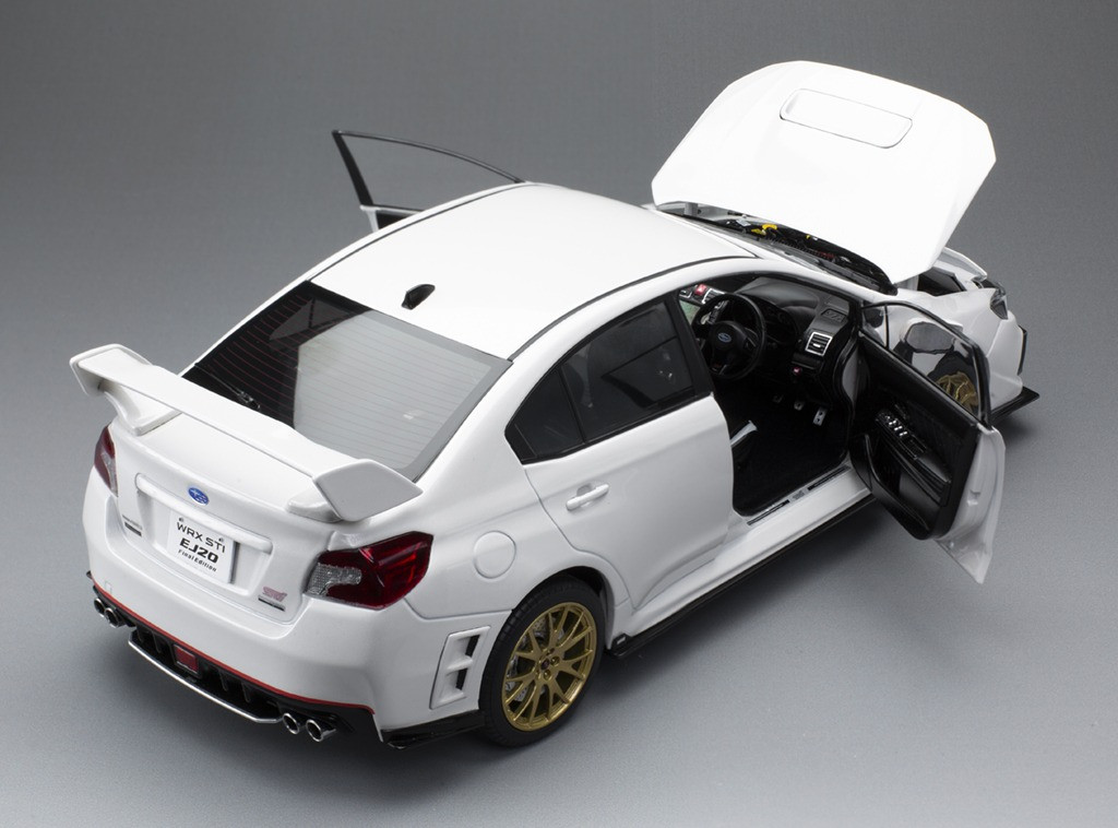 1/18 Sunstar Subaru WRX STI EJ20 Final Edition (White Pearl