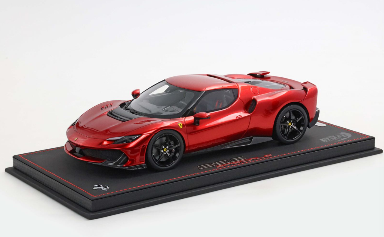 1/18 BBR Ferrari 296 Speciale (Rosso Magma Red) Car Model Limited 96 Pieces