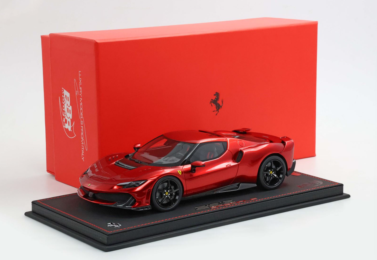 1/18 BBR Ferrari 296 Speciale (Rosso Magma Red) Car Model Limited 96 Pieces