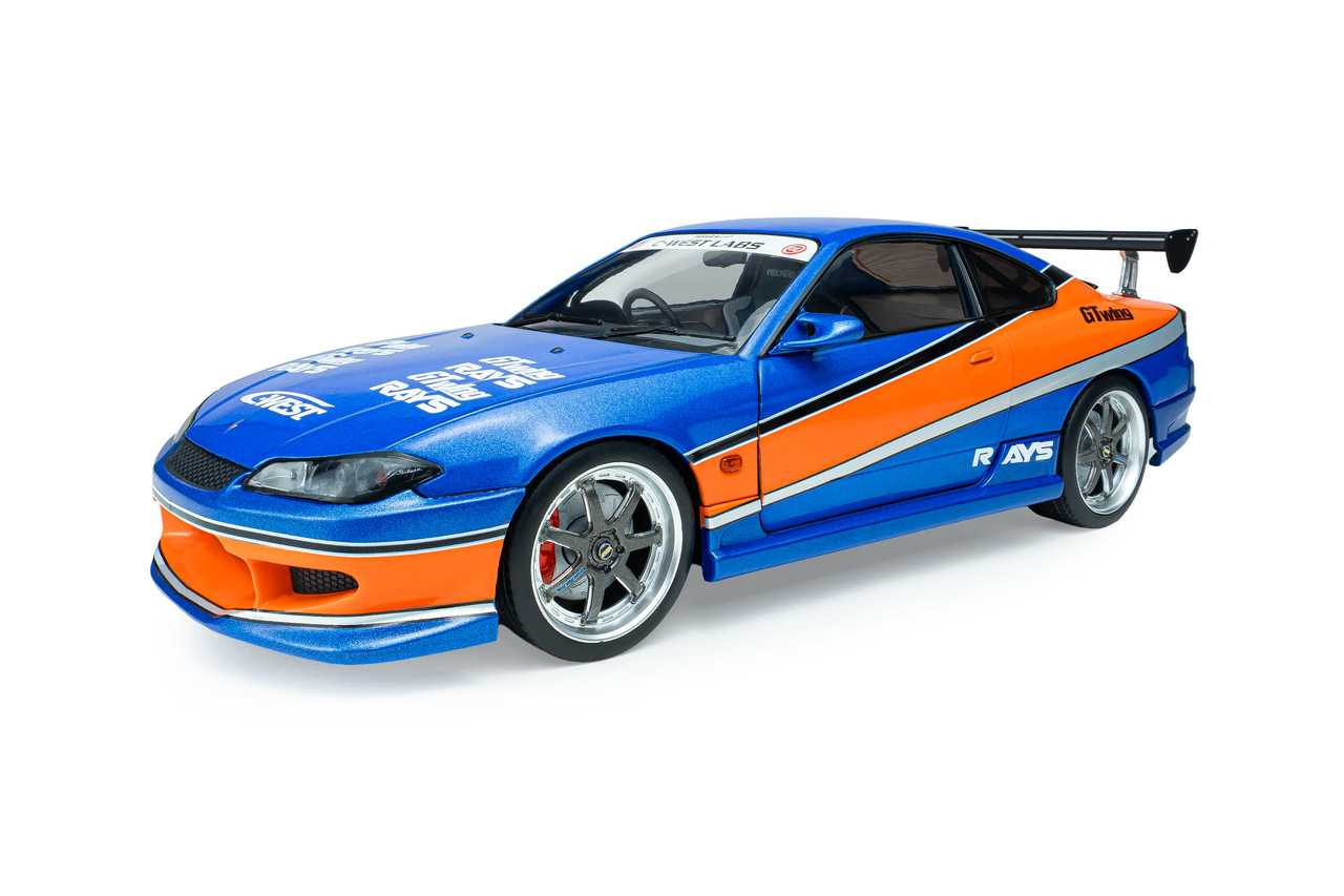 1/18 Solido 2006 Nissan Silvia (S15) Spec-S Tokyo Drift Mona Lisa Fast & Furious Diecast Car Model