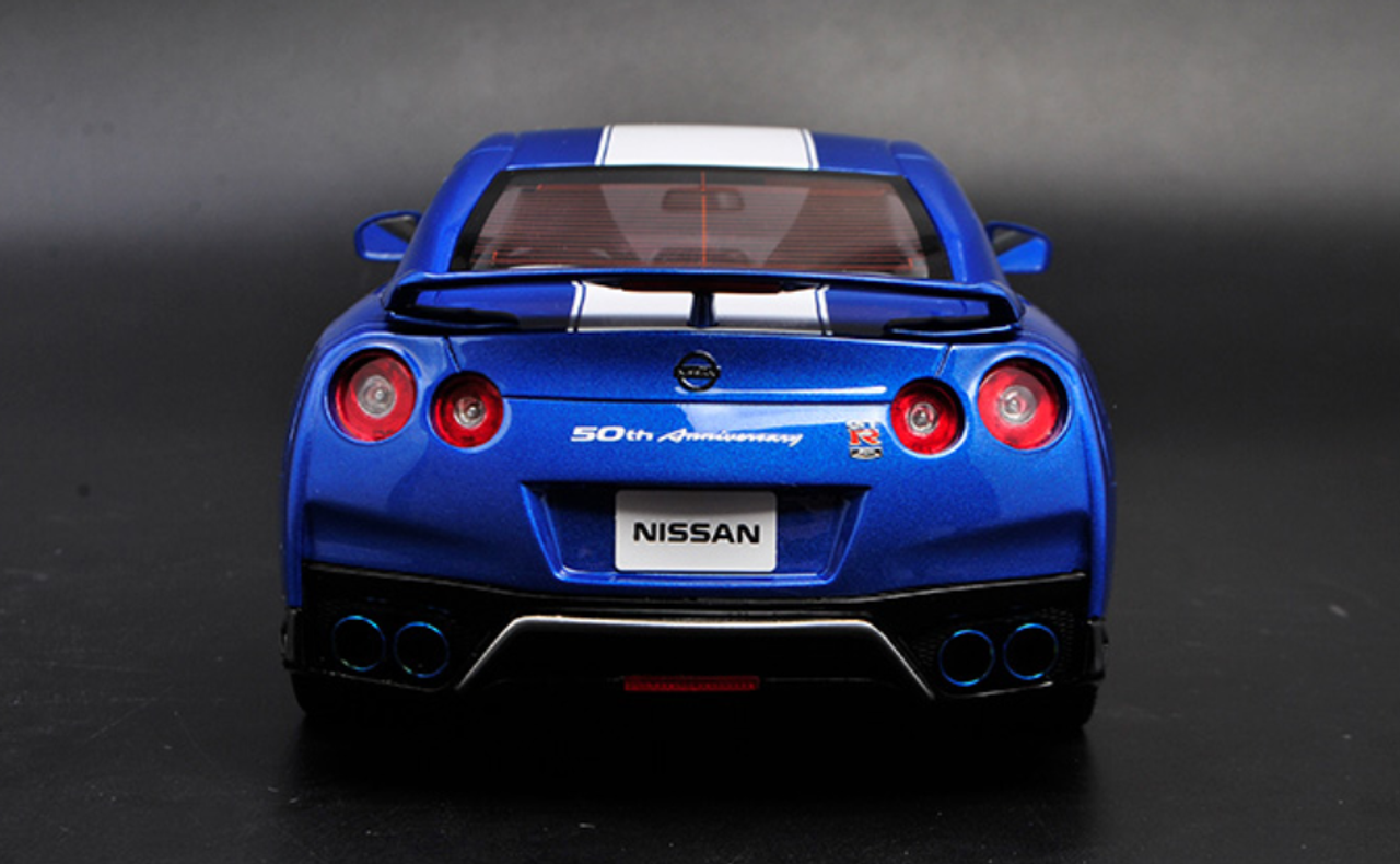 1/18 Kyosho Nissan GT-R GTR R35 (Blue) 50th Anniversary Diecast Model