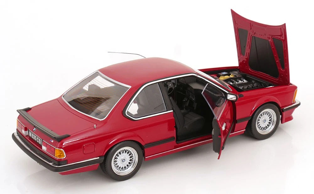 1/12 KK-Scale 1987 BMW M635 CSi E24 (Red) Diecast Car Model
