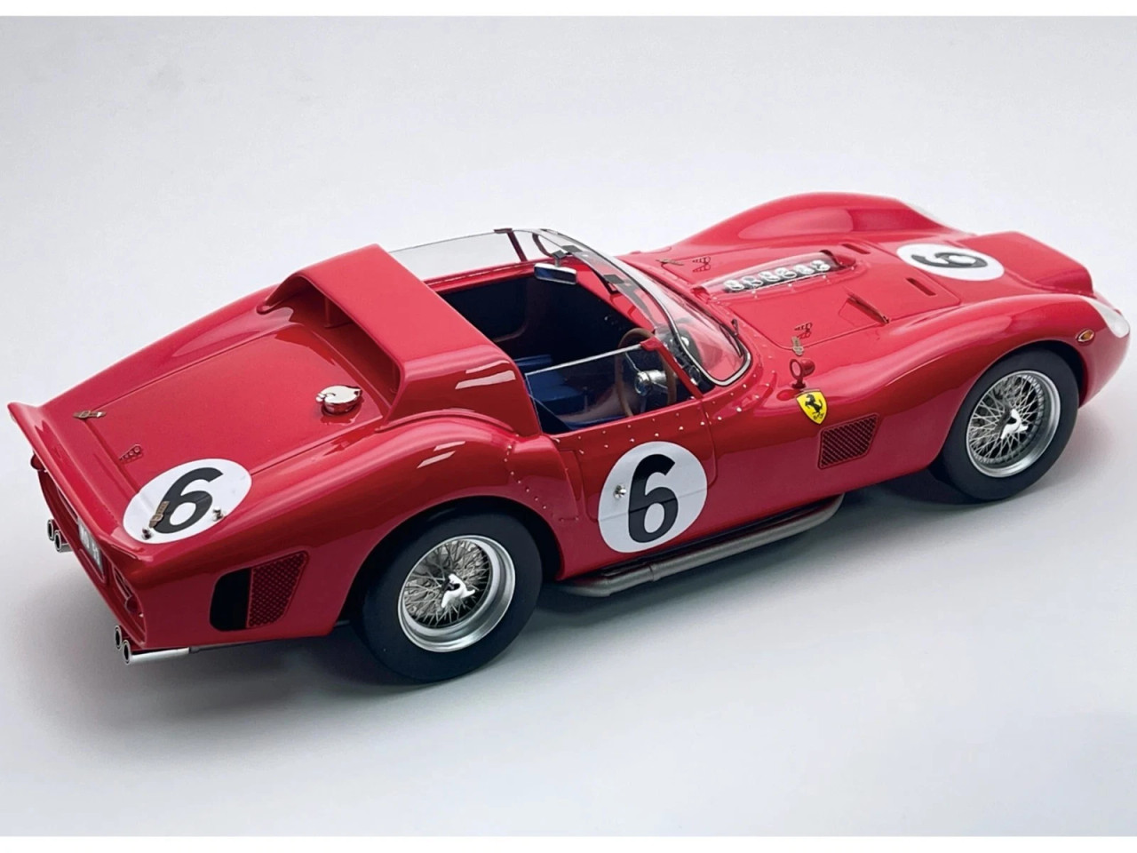 1/18 Tecnomodel 1962 Ferrari 330 TRI/LM #6 Winner 24h LeMans SpA Ferrari SEFAC Olivier Gendebien, Phil Hill Car Model