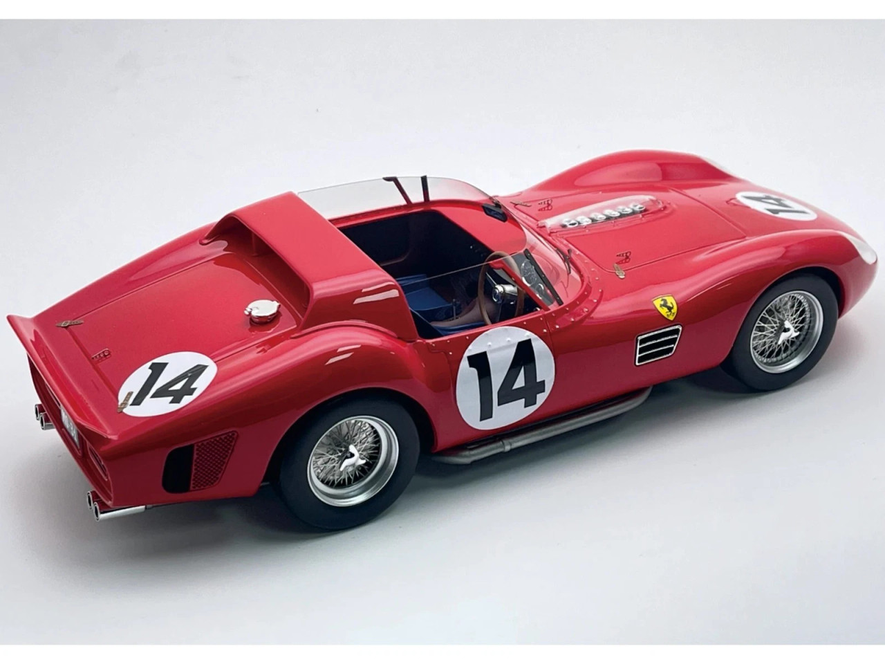 1/18 Tecnomodel 1962 Ferrari 330 TRI/LM #14 3rd test 24h LeMans SpA Ferrari SEFAC Mike Parkes, Giancarlo Baghetti, Willy Mairesse Car Model