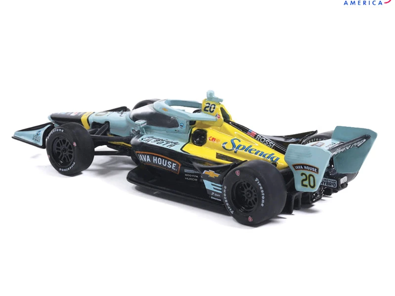 Dallara IndyCar #20 Alexander Rossi "Java House" Ed Carpenter Racing (Road Course Configuration) "NTT IndyCar Series" (2026) 1/64 Diecast Model by IXO Models