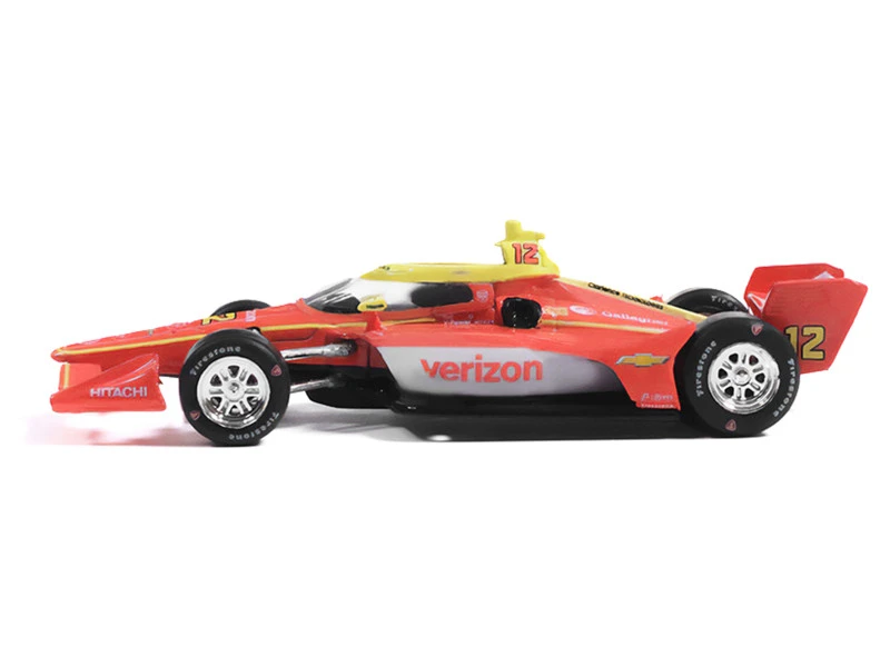 Dallara IndyCar #12 David Malukas "Verizon" Team Penske (Road Course Configuration) "NTT IndyCar Series" (2026) 1/64 Diecast Model by IXO Models