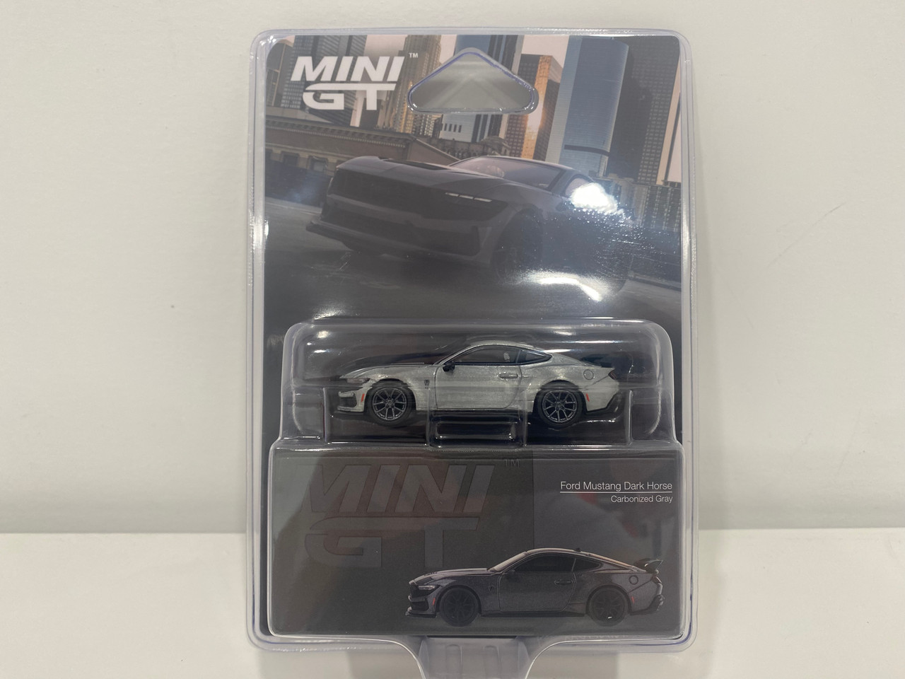 1/64 MINI GT  チェイス CHASE CAR 1/64 Mini GT 2024 Ford Mustang Dark Horse (Chrome Silver