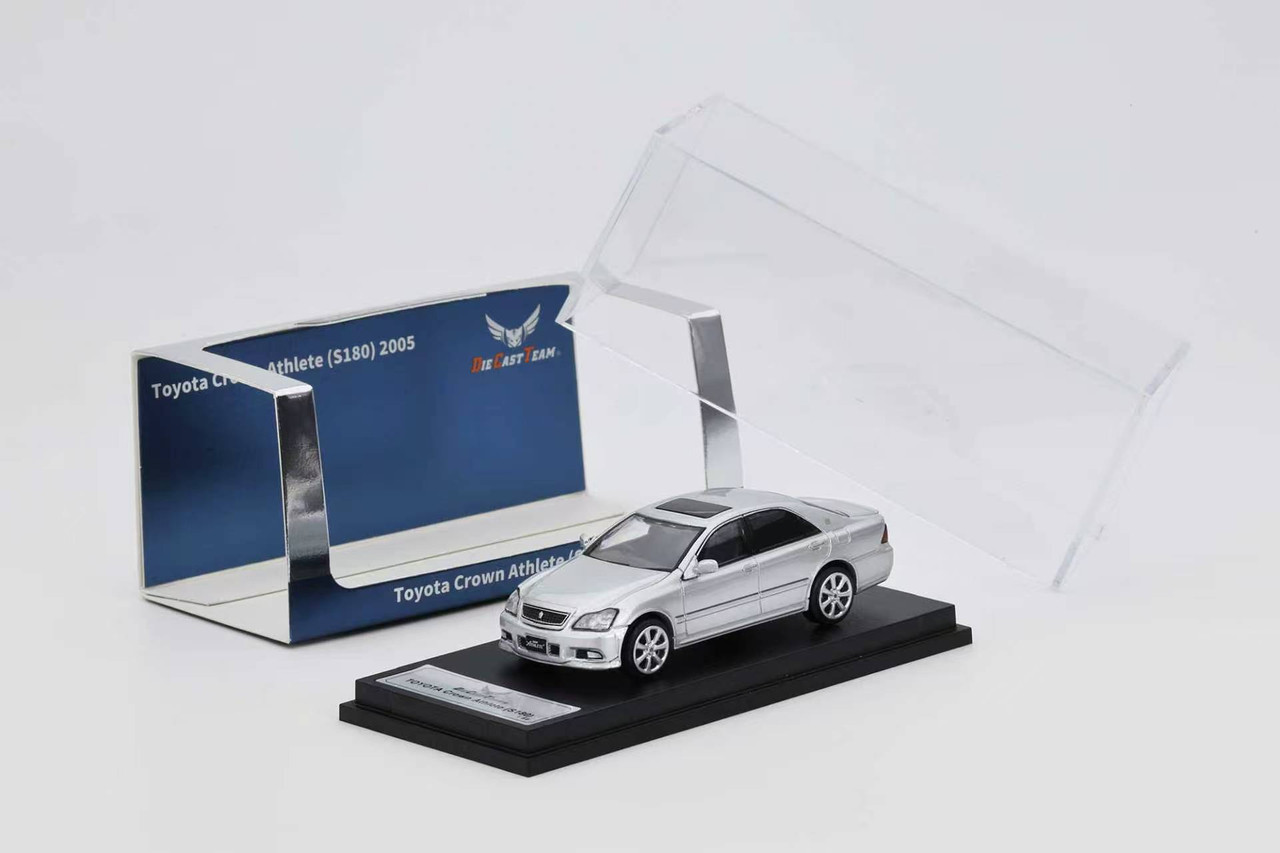 1/64 DCT Toyota Crown (S180) 12th Generation (Silver) Diecast Car