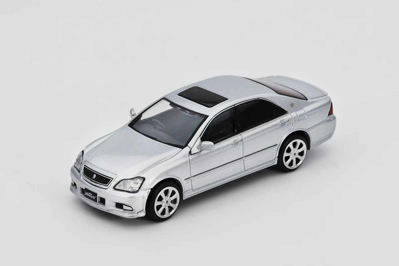 1/64 DCT Toyota Crown (S180) 12th Generation (Silver) Diecast Car Model