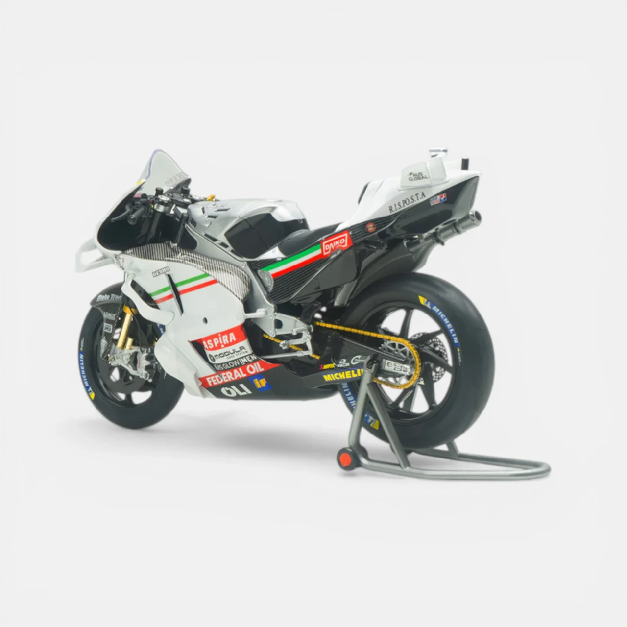 1/12 NZG Gresini Ducati Retro Livery GP23 AM73 Model