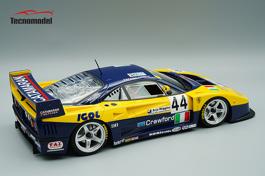 1/12 Tecnomodel Ferrari F40 LM 1996 24h LM Driver: L.Della Noce, A. Olofsson, C.Rosenblad Limited Edition Car Model